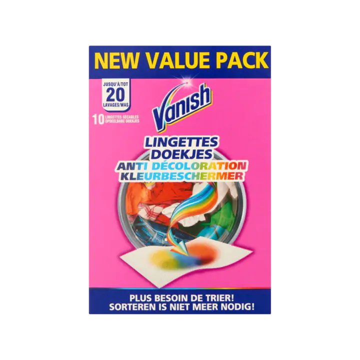 Vanish Doekjes Kleurbeschermer New Value Pack