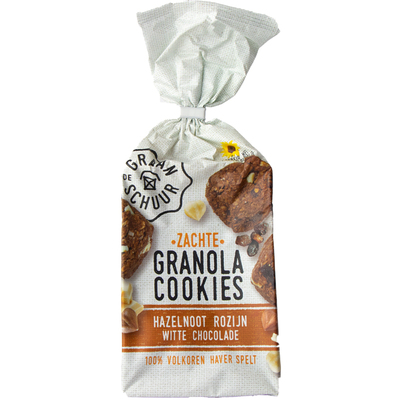 De Graanschuur Soft hazelnoot rozijn melk choco