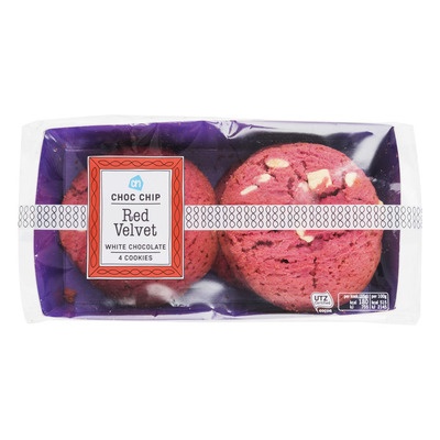Huismerk Choc chip red velvet white chocolate