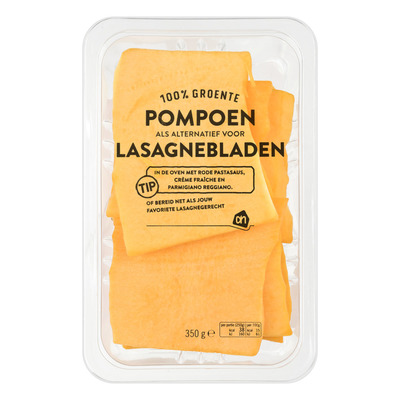Huismerk Pompoen lasagnebladen