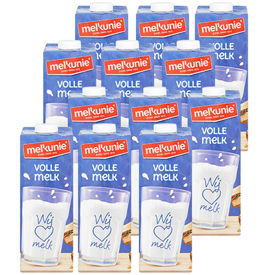 Melkunie volle houdbare melk 12 x 1 liter