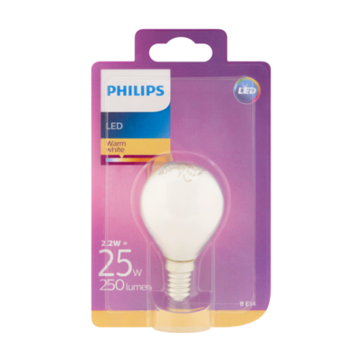 Philips LED Warm White 2.2W E