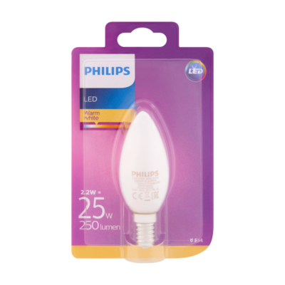 Philips LED Warm White 2.2W E