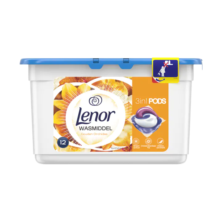 Lenor Gouden Orchidee Wasmiddelcapsules 12 Wasbeurten