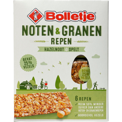 Bolletje Noten & granen hazelnoot spelt