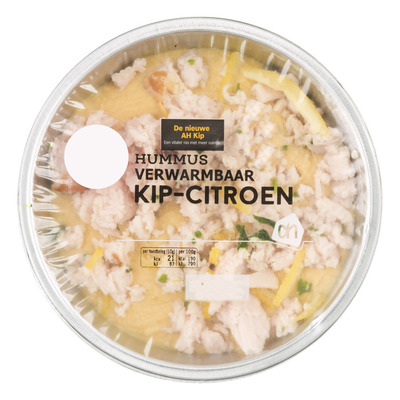 Huismerk Warme hummus kip citroen