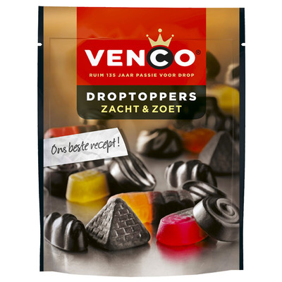 Venco Droptopper zacht zoet