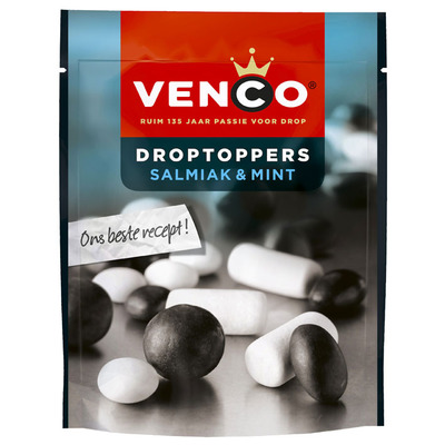 Venco Droptopper salmiak mint