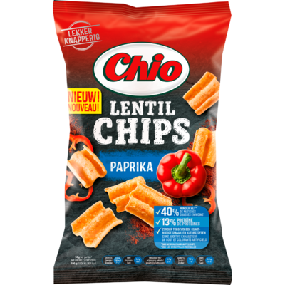 Chio Lentil chips paprika