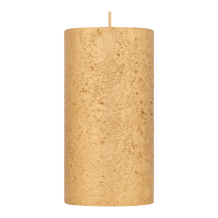 Bolsius Rustiek Metallic Goud 130 mm Ø 68mm