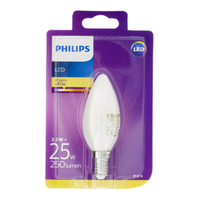 Philips Led kaarslamp 25W E14