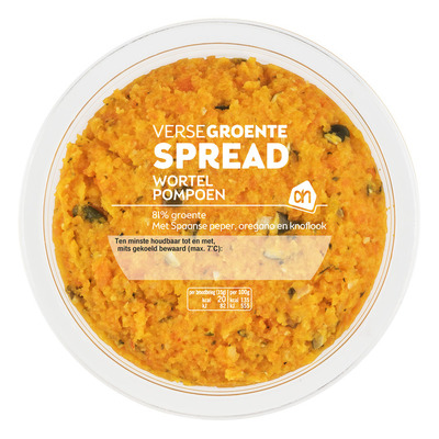 Huismerk Groentespread wortel pompoen