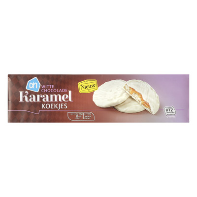 Huismerk Karamelkoekjes witte chocolade