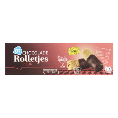 Huismerk Choco rolls dark chocolate