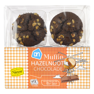 Huismerk Muffin hazelnoot chocolade