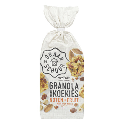 De Graanschuur Granola koekies noten en fruit