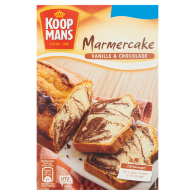 Koopmans Marmercake Vanille & Chocolade 400 g