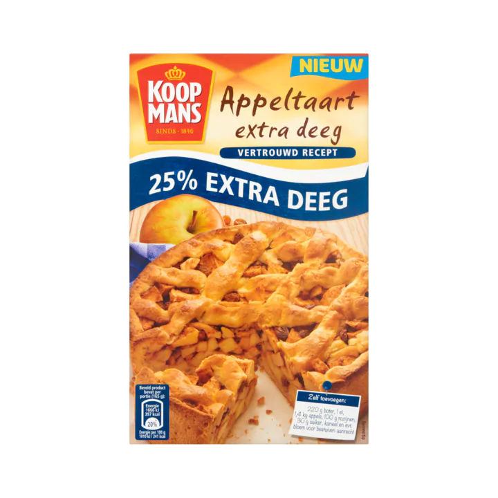 Koopmans Appeltaart Extra Deeg