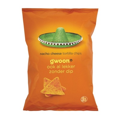Huismerk tortilla chips nacho cheese