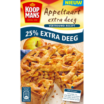 Koopmans Appeltaart extra deeg