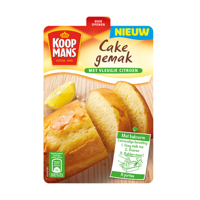 Koopmans Cake gemak vanille met citroen