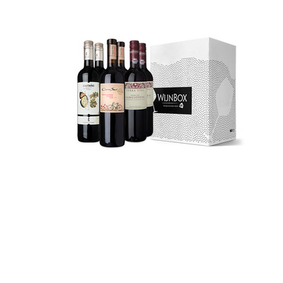 De bio trio wijnbox rood