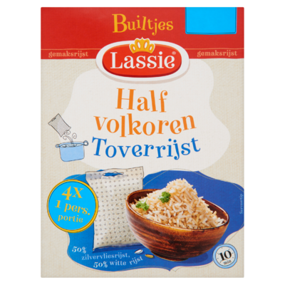 Lassie Toverrijst Halfvolkoren Builtjes 400 g