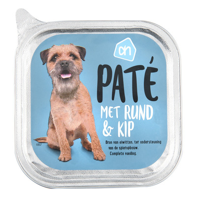 Huismerk Paté rund-kip (voor de hond)