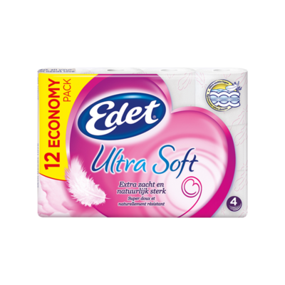Edet Ultra Soft 4-Laags Toiletpapier Economy Pack