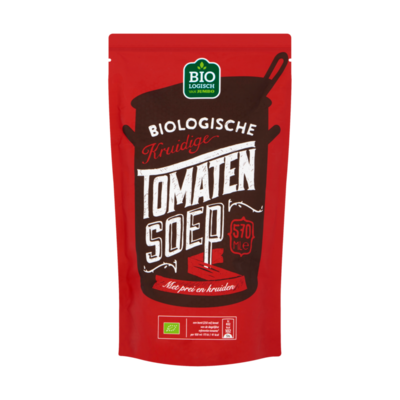 Huismerk Biologische Kruidige Tomatensoep