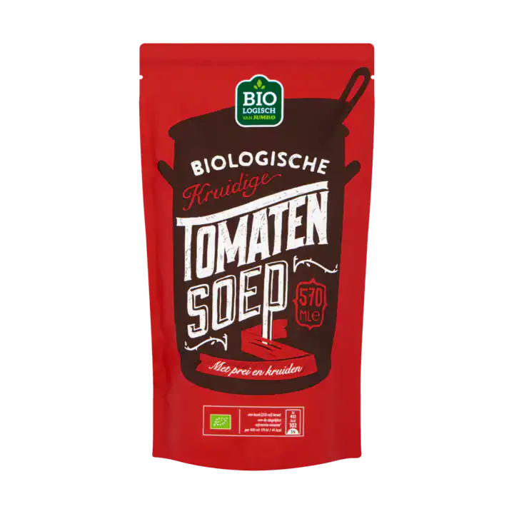 Huismerk Biologische Kruidige Tomatensoep