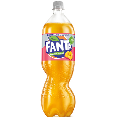 Fanta Zero perzik abrikoos fles