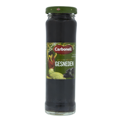 Carbonell Zwarte olijven gesneden