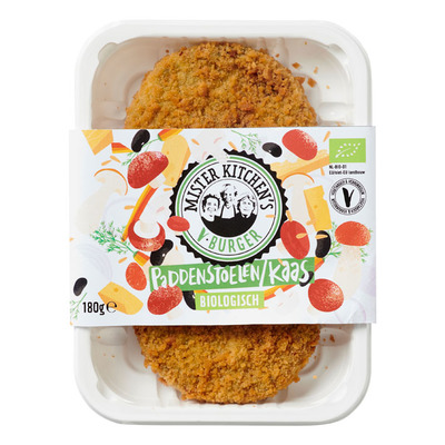 Mister Kitchen's Kaas paddenstoel burger