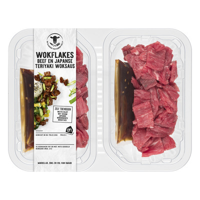 Huismerk Beef & Japanse teriyaki woksaus