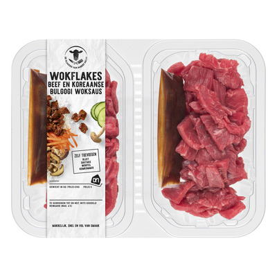 Huismerk Beef & Koreaanse bulgogi woksaus