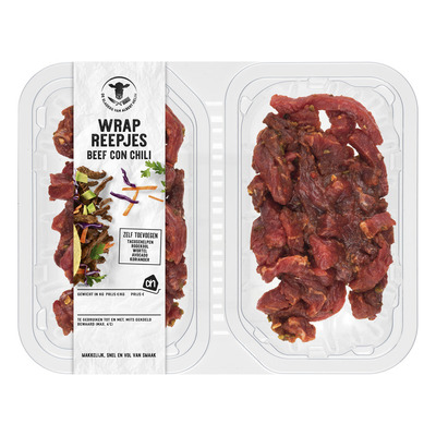 Huismerk Beef reepjes con chili