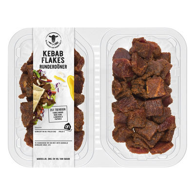 Huismerk Beef döner kebab flakes