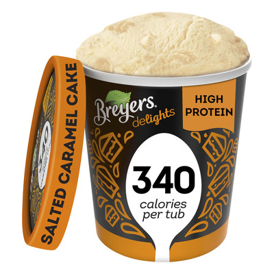 Breyers Salted caramel proteine ijs low calorie