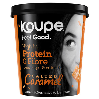 Koupe Proteïne-ijs salted caramel