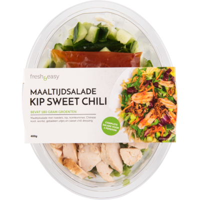 Fresh & easy Maaltijdsalade kip sweet chili