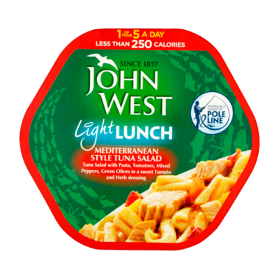 John West Light Lunch Mediterranean Style Tuna Salad