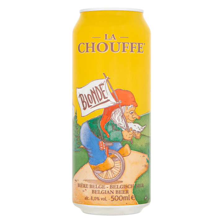 La Chouffe Blonde Belgisch Bier Blik
