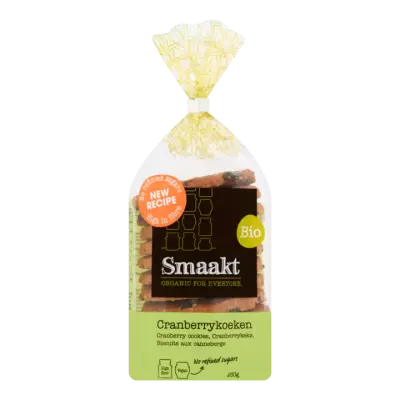 Smaakt Bio Cranberrykoeken