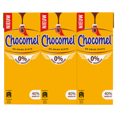 Chocomel 0% Suiker Toegevoegd Multipack 6 x 200 ml