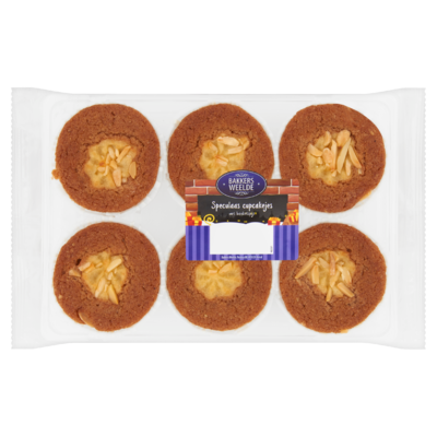 Bakkers Weelde Speculaas Cupcakejes met Banketspijs 249 g