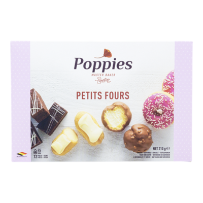 Poppies Petits fours 12st