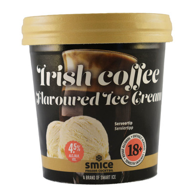 Smice Ice cream Irish coffee