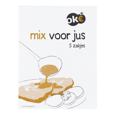Budget Huismerk Mix voor jus 5 zakjes
