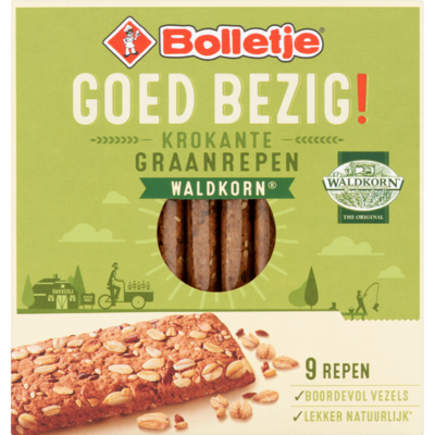 Bolletje Bezig krokante graanreep waldkorn